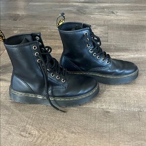 Dr. Martens Black Leather Boots